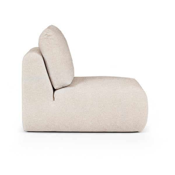 Krémové křeslo z textilie bouclé Mirel – Rodier-image-3