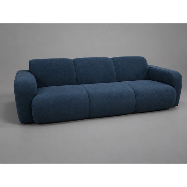 Tmavě modrá pohovka z textilie bouclé 235 cm Molino - II. jakost – Micadoni -image-2