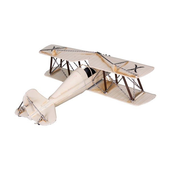 Kovová drobná dekorace Plane – Antic Line-image-1