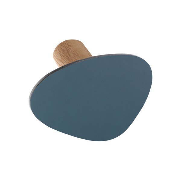 Modrý nástěnný ocelový háček Dot L Nupo – LIND DNA