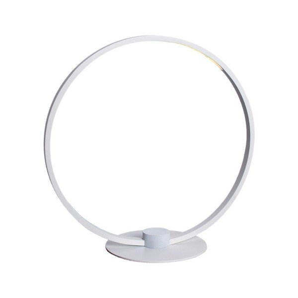 Bílá oválná stolní lampa SULION Framed-image-1