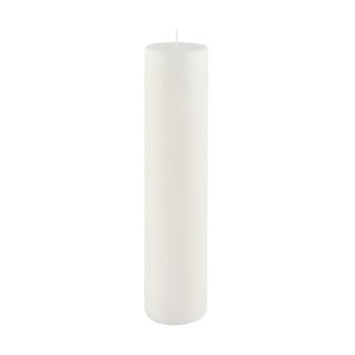 Bílá svíčka Ego Dekor Cylinder Pure, doba hoření 92 h