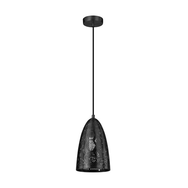 Černé závěsné svítidlo s kovovým stínidlem ø 20 cm Bene – Candellux Lighting