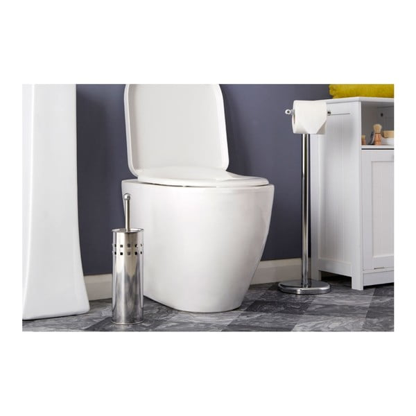 WC štětka z nerezové oceli v matně stříbrné barvě Indy – Premier Housewares-image-1