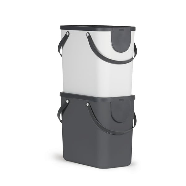 Odpadkový koš na tříděný odpad z recyklovaného plastu 25 l Albula - Rotho-image-4