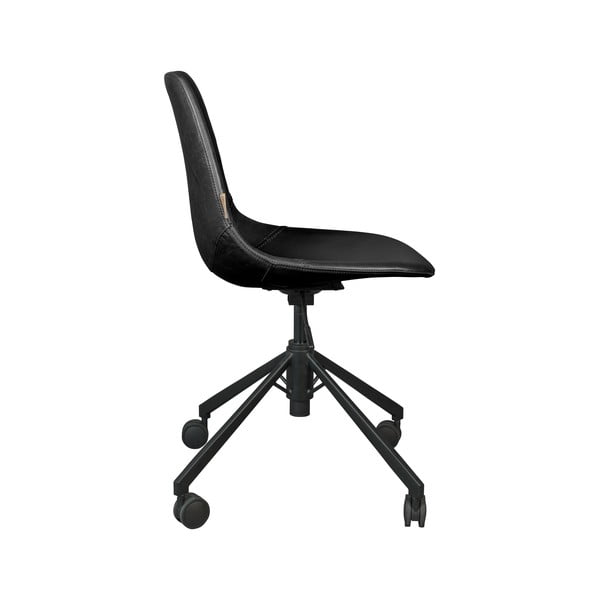 Černá kancelářská židle na kolečkách Dutchbone Franky-image-3