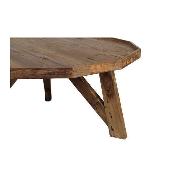 Konferenční stolek  z teakového dřeva HSM collection Diamond, Ø 90 cm-image-2