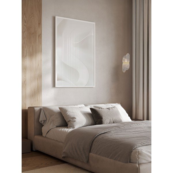 Kovové LED stmívatelné závěsné svítidlo v mosazné barvě se skleněným stínidlem ø 14 cm Lucien – Nova Luce-image-1