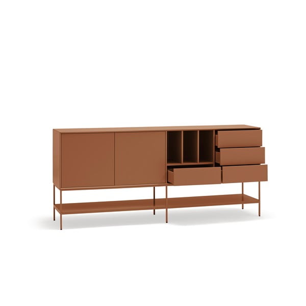 Komoda v cihlové barvě 220x98x45 cm Platt – Teulat-image-3