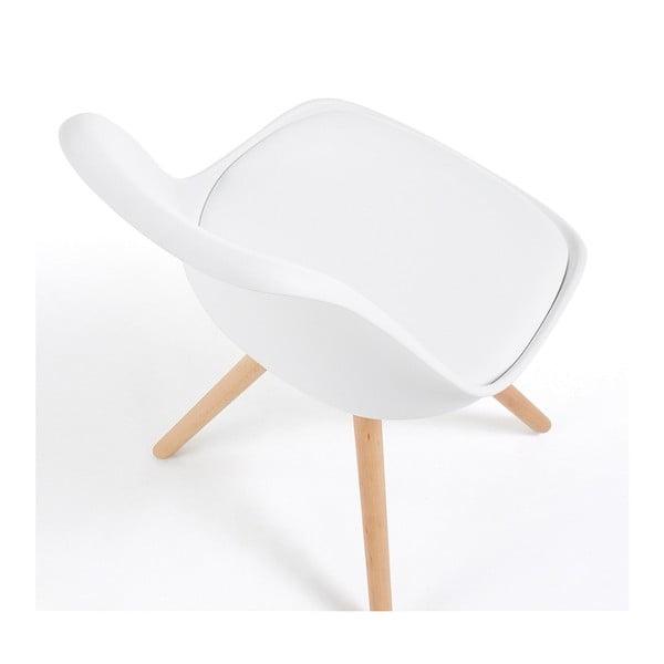 Bílá židle s bukovými nohami Bonami Essentials Lumos-image-2