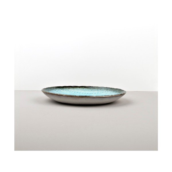 Modrý keramický oválný talíř MIJ Sky, 24 x 20 cm-image-2