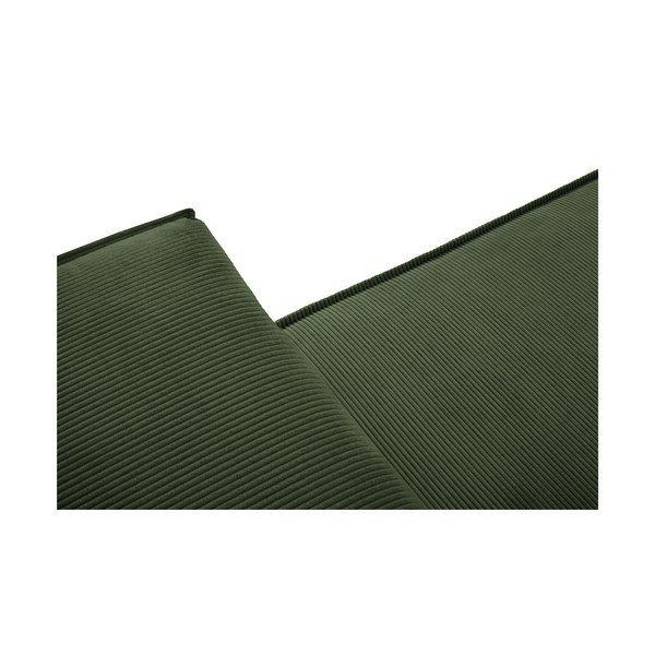 Zelená manšestrová rozkládací pohovka Mazzini Sofas Azalea-image-1