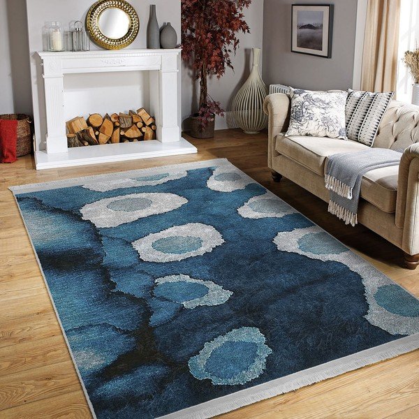 Modrý koberec 80x150 cm – Mila Home-image-2