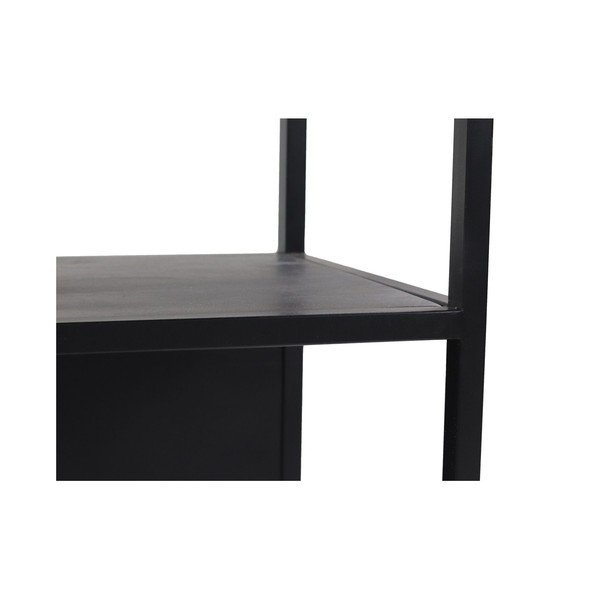 Černý regál z mangového dřeva 150x90 cm - HSM collection-image-3