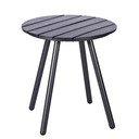 Šedý zahradní stůl Bonami Essentials Lounge, ø 51 cm