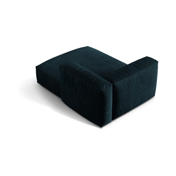 Tmavě modrý sametový modul pohovky (pravý roh) Martina – Micadoni -image-2