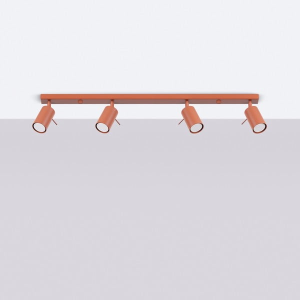 Bodové svítidlo v cihlové barvě 6x81 cm Etna – Sollux-image-3
