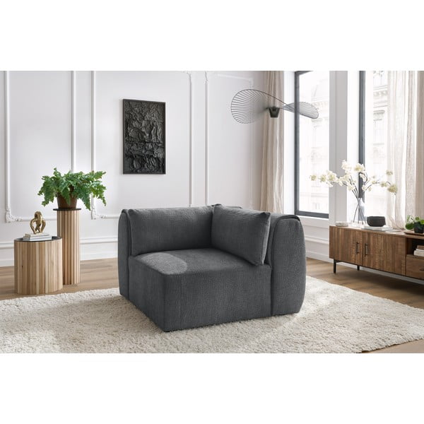 Šedý modul pohovky Jeanne – Bobochic Paris-image-1