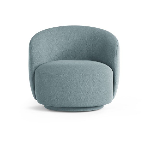 Světle modré otočné křeslo Letizia – Micadoni -image-1