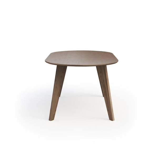 Jídelní stůl s deskou v dekoru ořechového dřeva v přírodní barvě 100x180 cm Lago – TemaHome-image-4