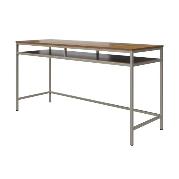 Pracovní stůl s deskou v dekoru ořechového dřeva 51x153 cm Bradford – Støraa-image-3