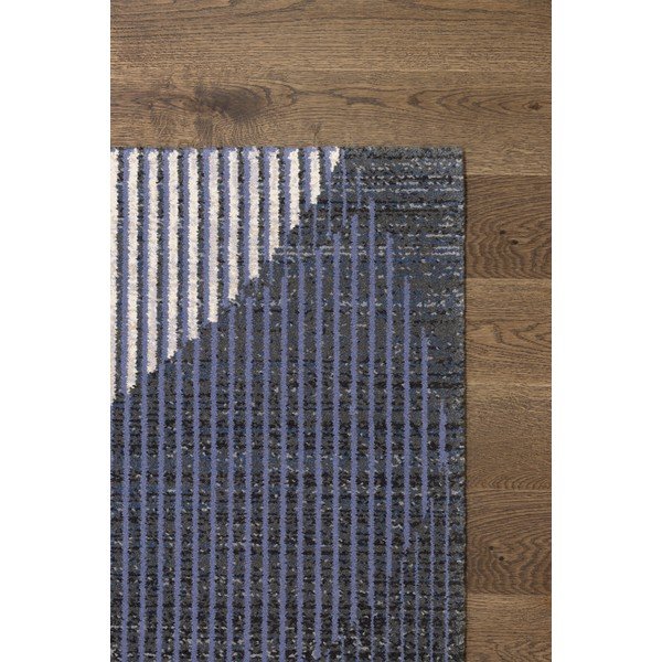 Tmavě modrý vlněný koberec 100x180 cm Shades – Agnella-image-3