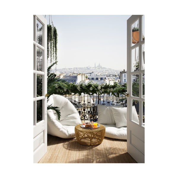 Bílé rozkládací křeslo vhodné do exteriéru Karup Design Design OUT™ Nido White-image-4