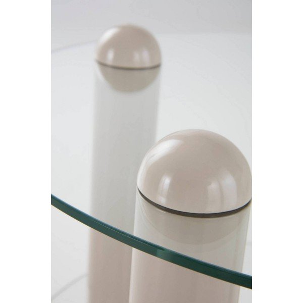 Skleněný kulatý odkládací stolek ø 48 cm Egan – Jotex-image-3