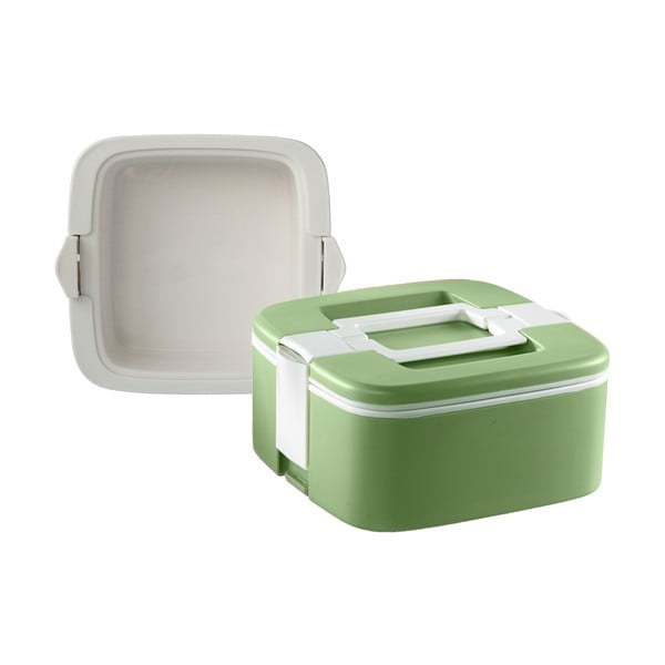 Zelený termo box na oběd Enjoy, 0,75 l