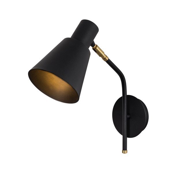 Černé nástěnné svítidlo Xilof Wall Lamp Tanaro