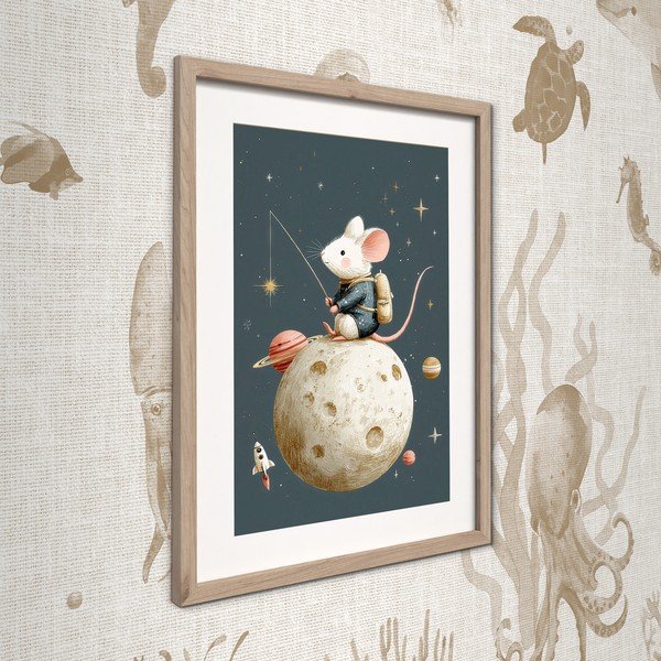 Dětský obrázek 30x40 cm Astro Mouse – Styler-image-2