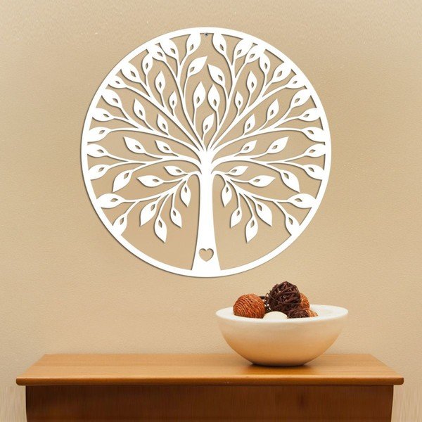 Bílá nástěnná dekorace Tree-image-1