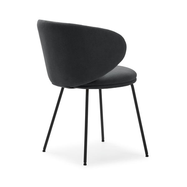 Tmavě šedá čalouněná jídelní křesla v sadě 2 ks Rush – Marckeric-image-4