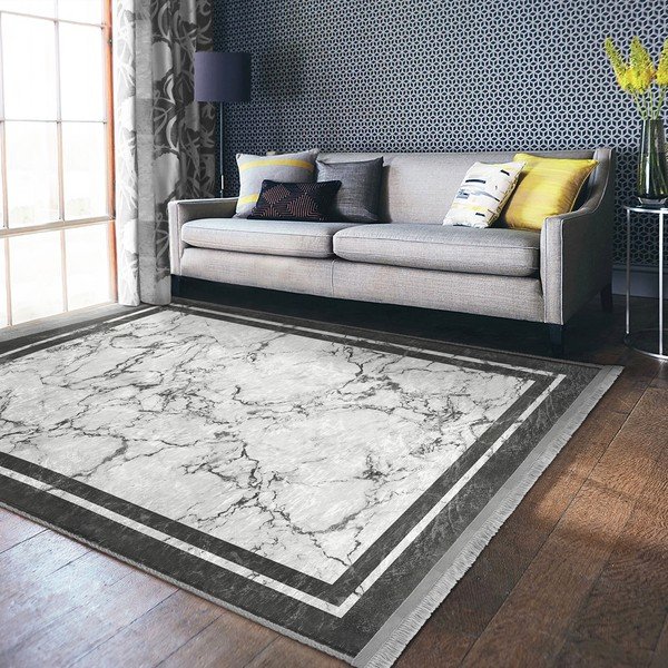 Bílo-šedý koberec 120x180 cm – Mila Home-image-1
