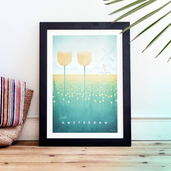 Plakát Travelposter Amsterdam, 30 x 40 cm-image-1