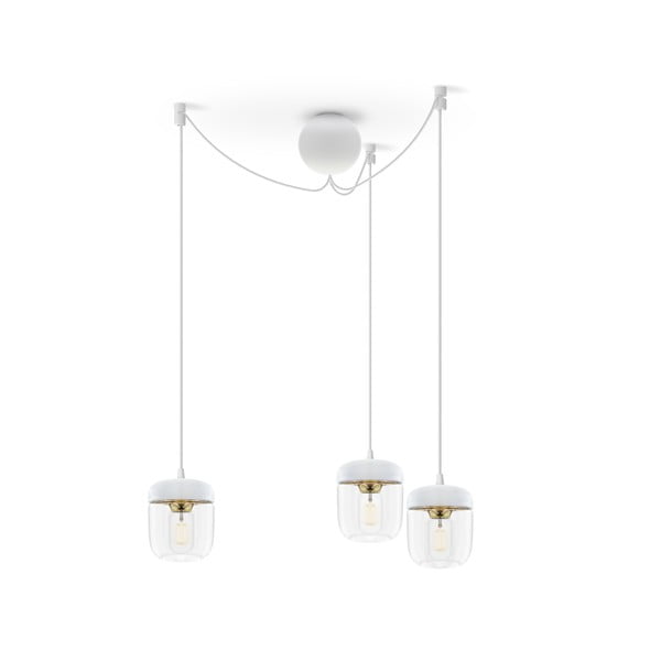 Bílý trojitý závěsný kabel ke svítidlům UMAGE Cannonball-image-1