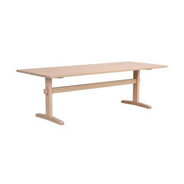 Rozkládací jídelní stůl s deskou v dubovém dekoru 240x95 cm Westville - Rowico-image-2