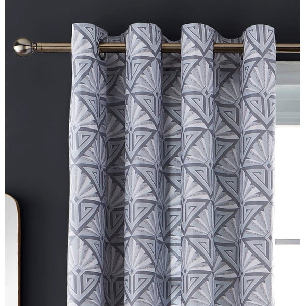 Sada 2 závěsů Catherine Lansfield Art Deco, 168 x 183 cm-image-2