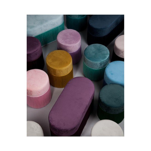 Puf se sametovým potahem Velvet Atelier-image-2