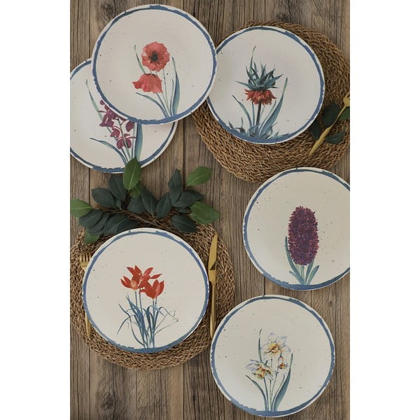 Sada 6 keramických servírovacích talířů My Ceramic, ø 25 cm-image-2