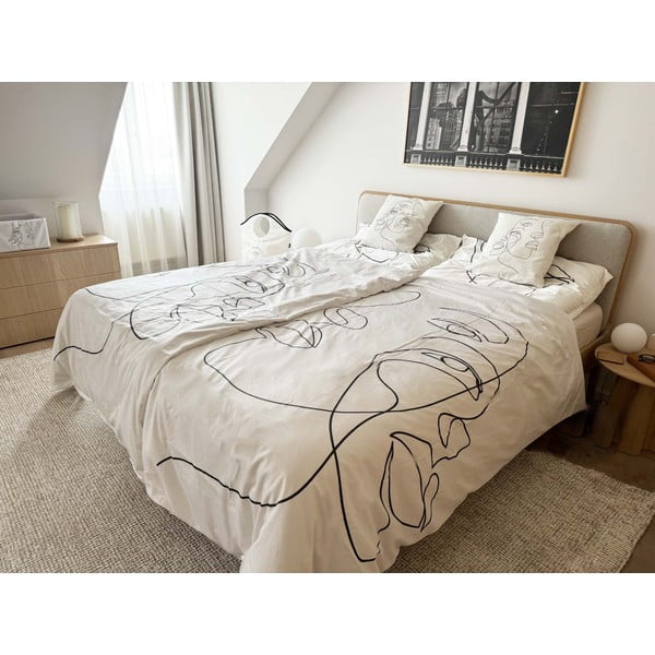 Povlečení z bavlněného saténu Butter Kings Infinity, 200 x 200 cm-image-1