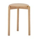 Stolička z dubového dřeva v přírodní barvě Gil – Bloomingville