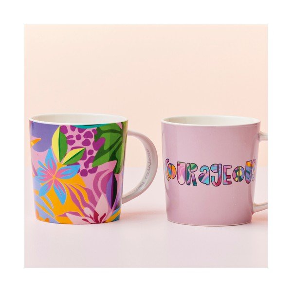 Porcelánové hrnky v sadě 2 ks 380 ml Be Fierce – Maxwell & Williams-image-1