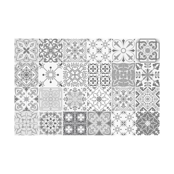 Sada 24 dekorativních samolepek na stěnu Ambiance Gythio, 15 x 15 cm-image-2