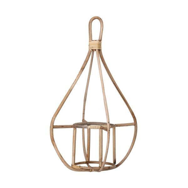Závěsný bambusový stojan na květináč Bloomingville Salum, výška 52 cm