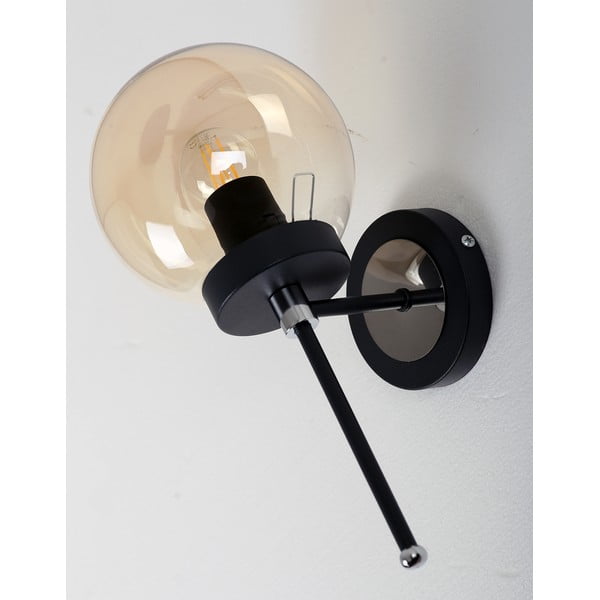 Okrově žluto-černé nástěnné svítidlo ø 15 cm Tokyo – Squid Lighting-image-1