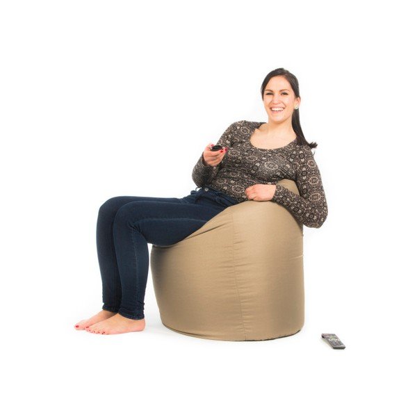 Béžový puf Tuli Basic-image-1