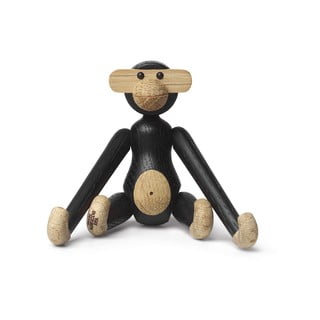 Soška z masivního dubového dřeva Kay Bojesen Denmark Monkey Hanging