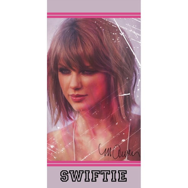 Růžová bavlněná dětská osuška 70x140 cm Swiftie – Jerry Fabrics