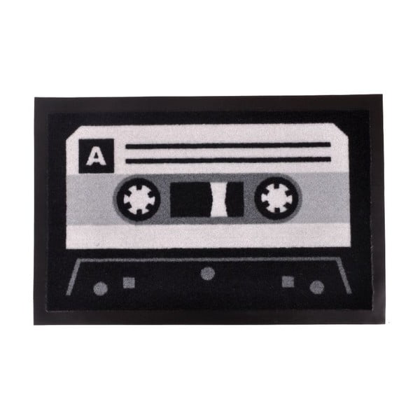 Černá rohožka Hanse Home Cassette, 40 x 60 cm